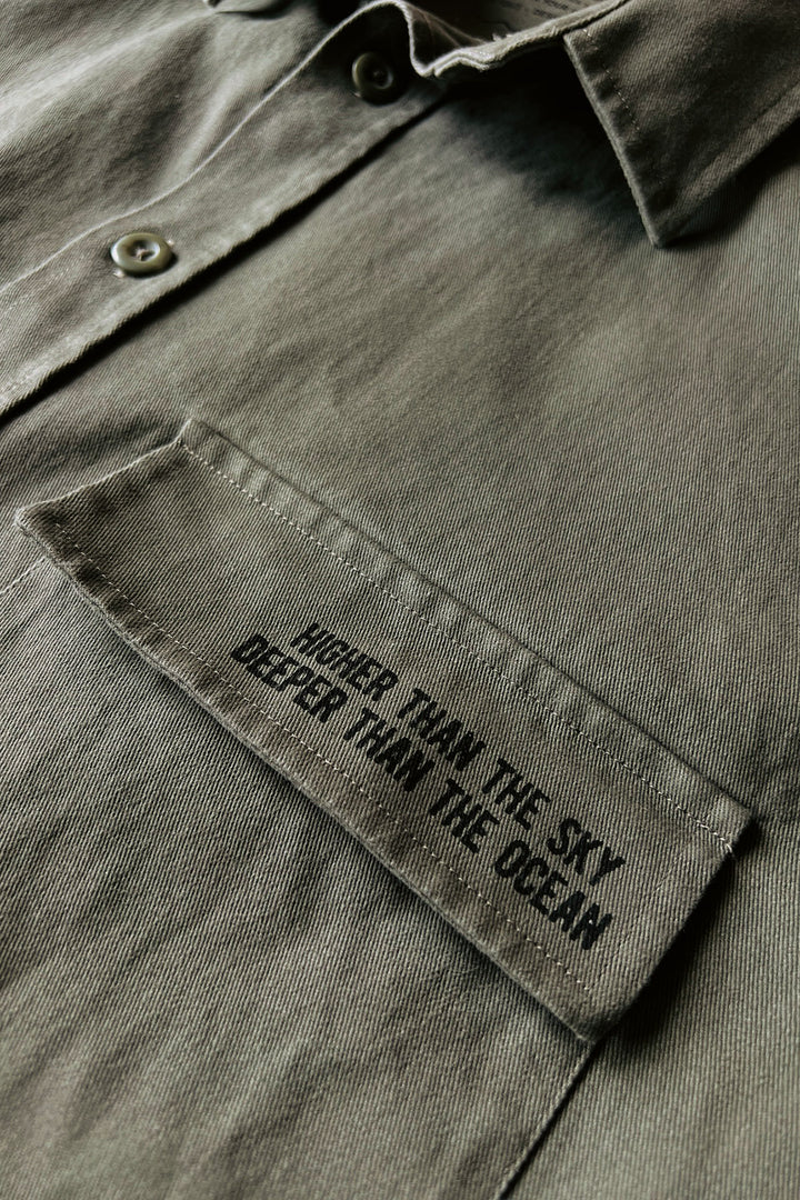 Overshirt "Higher than..."