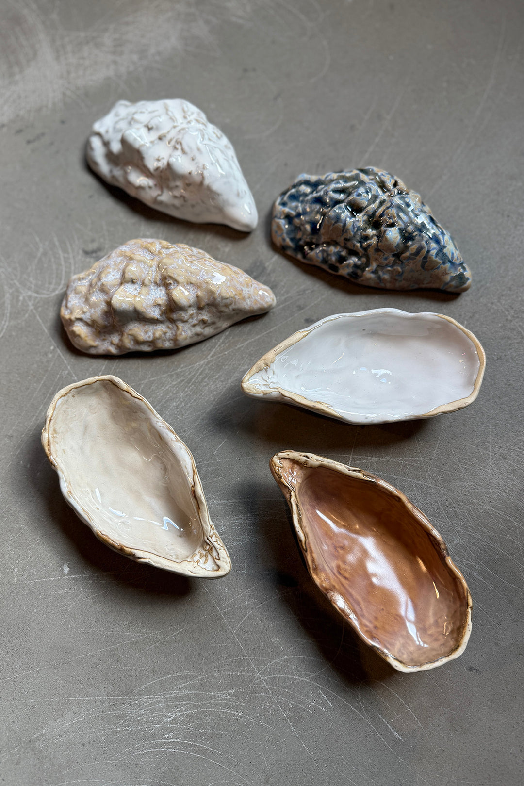 Oysters - Keramik (3 stk)