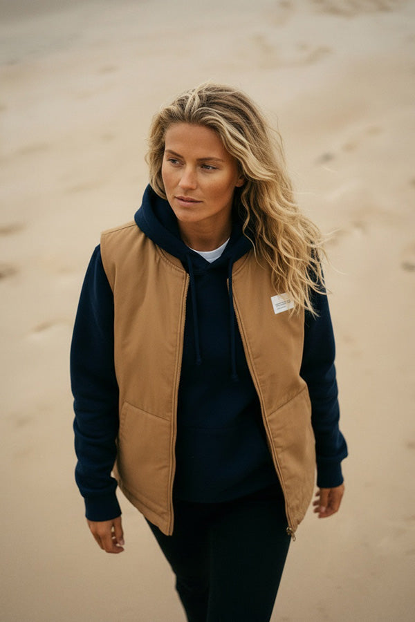 Padded Twill Vest - Unisex