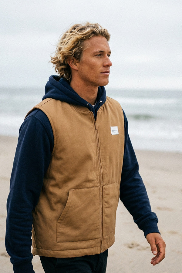 Padded Twill Vest - Unisex