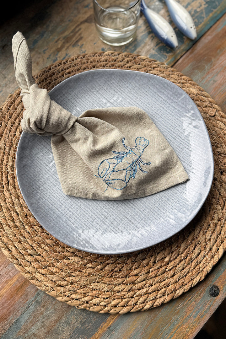 Plate "Woven Textile"