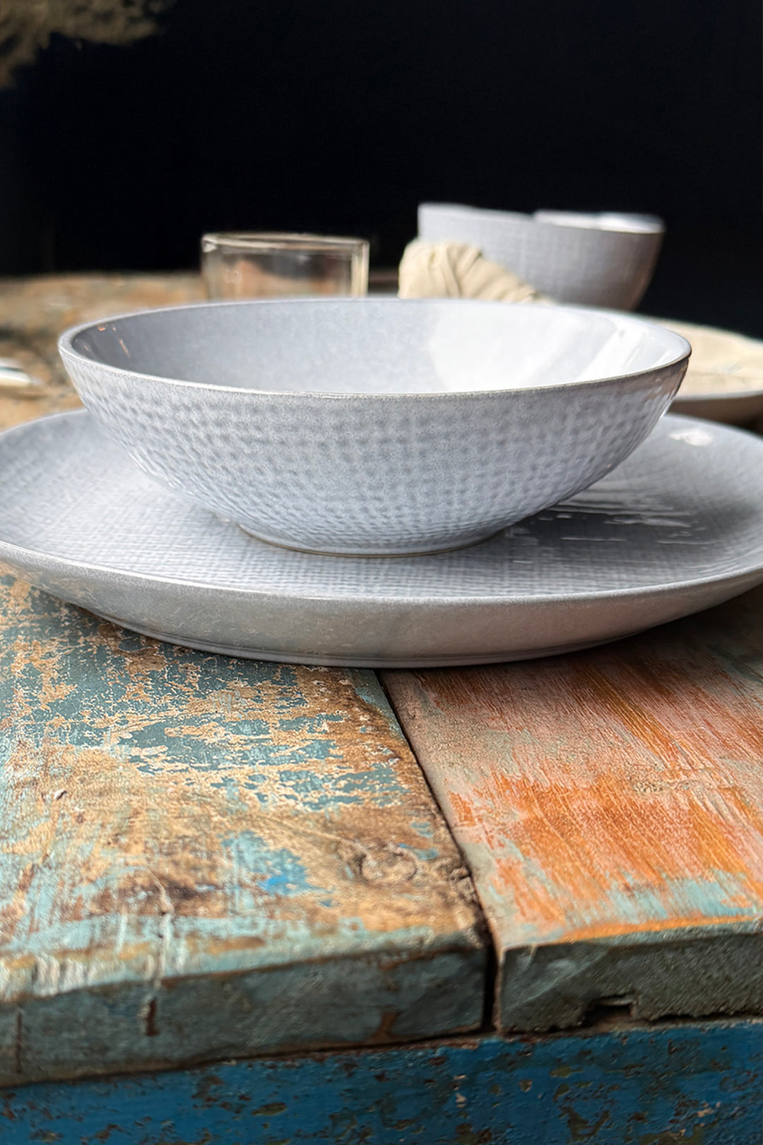 Plate "Woven Textile"