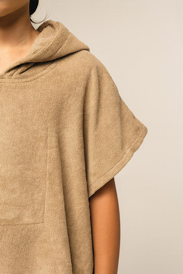 Poncho aus Bio-Baumwolle – für Kinder