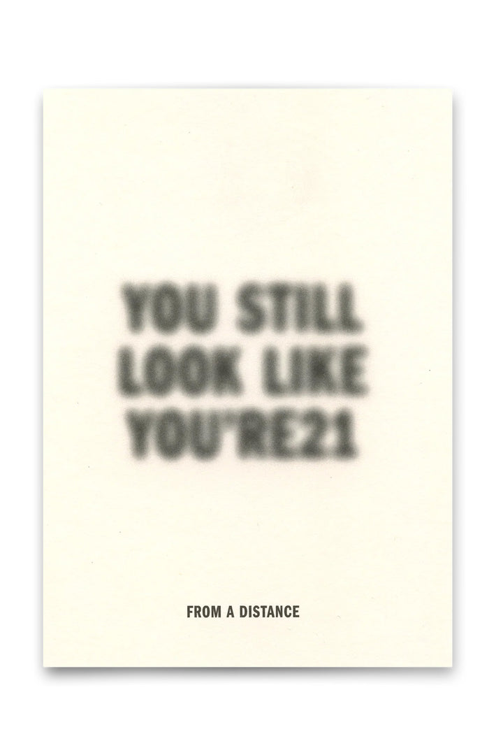 Postkort "From a Distance"