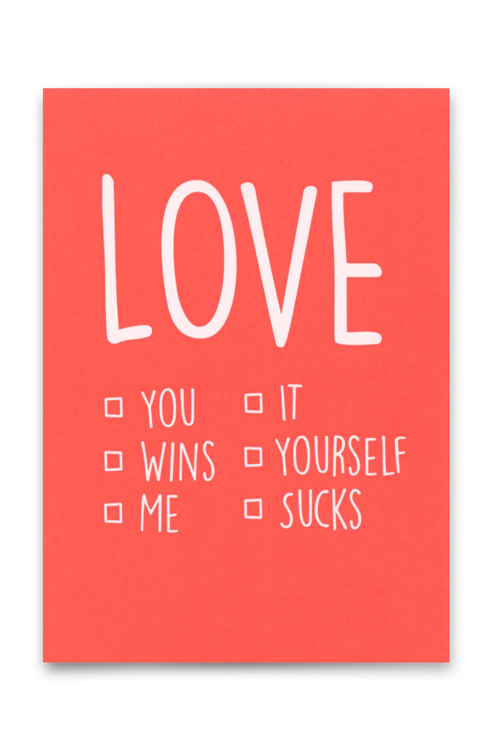 Postkort "Love"