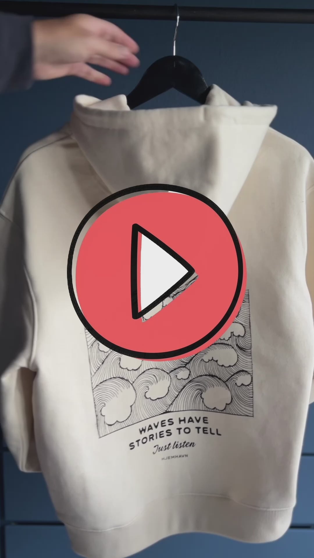 Heavy Sweat-Jacket "Just Listen"