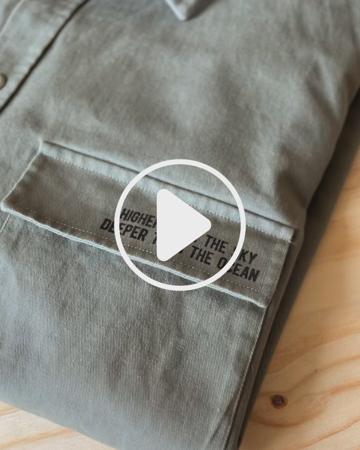 Overshirt "Higher than..."