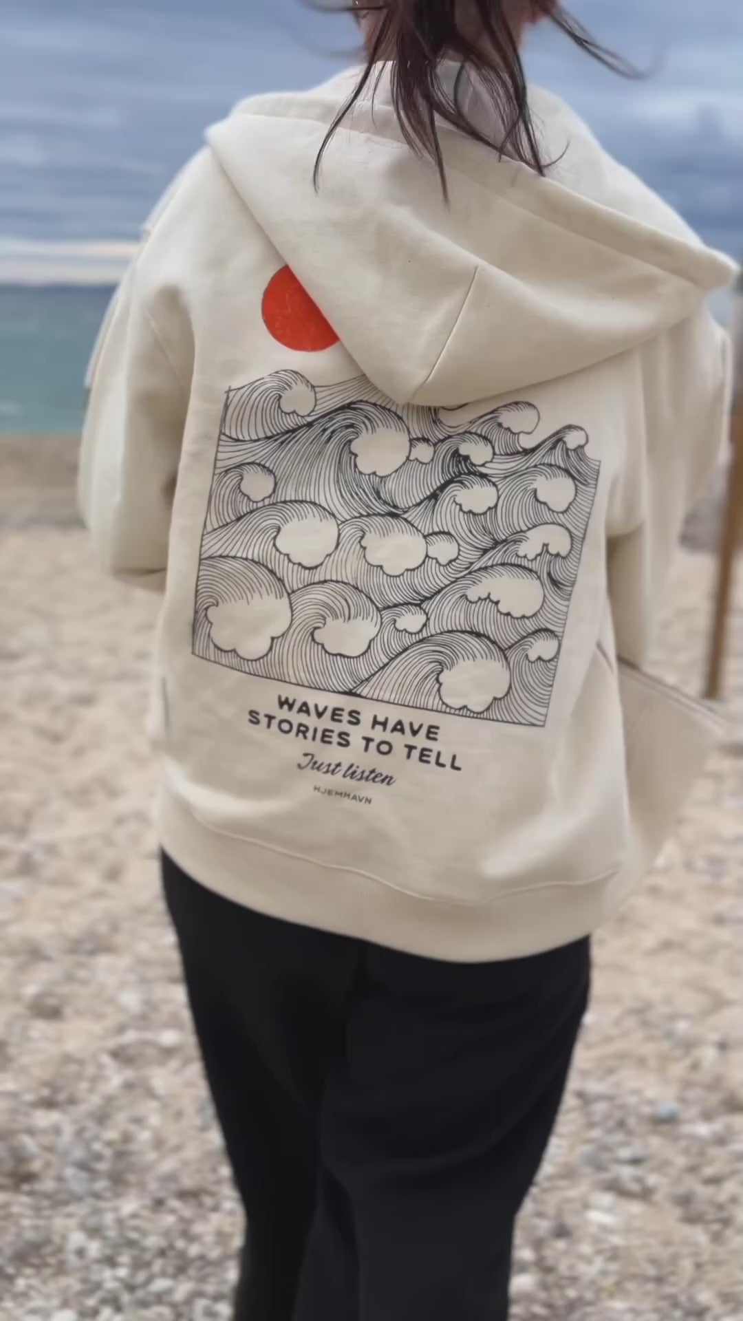 Heavy Sweat-Jacket "Just Listen"