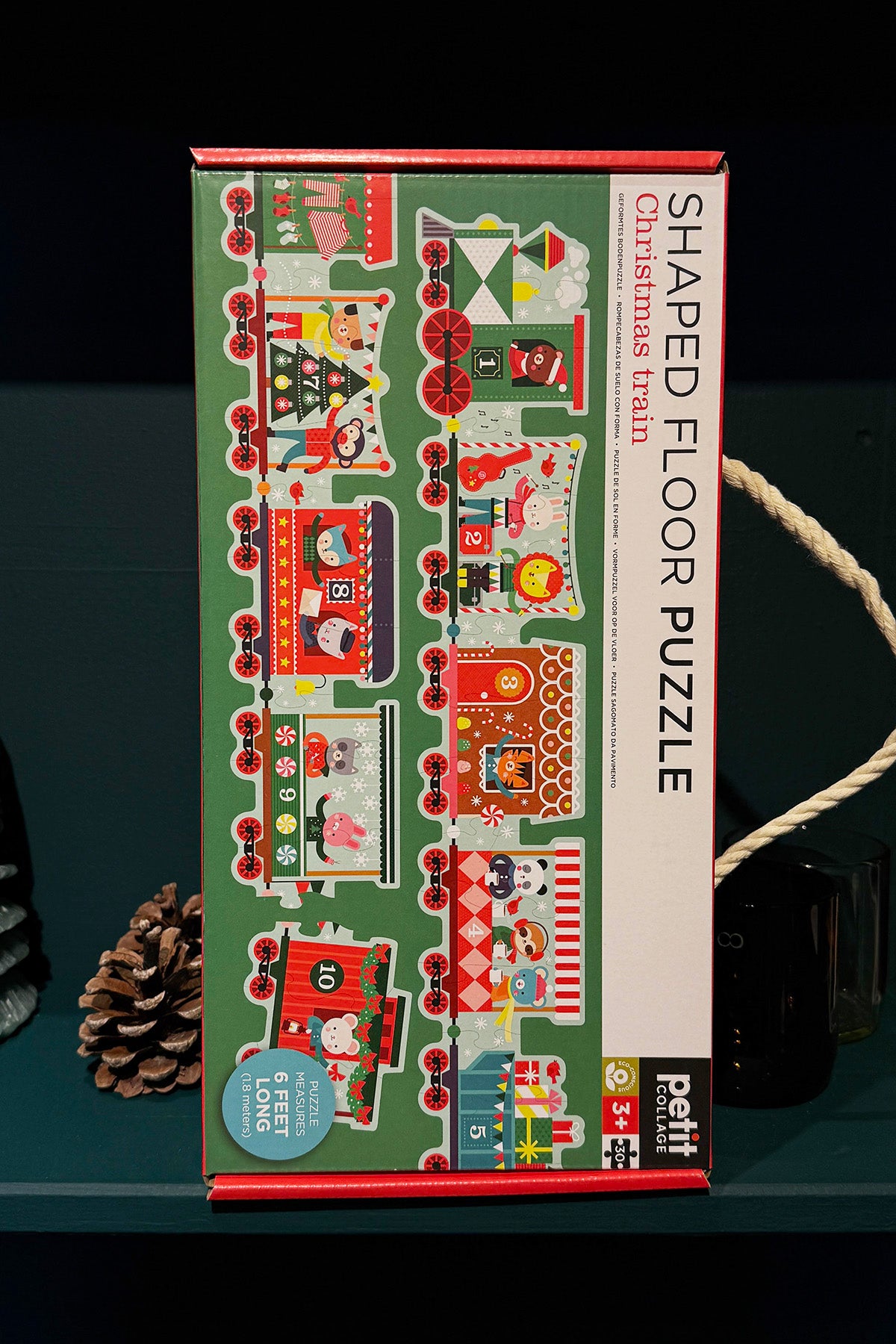 Floor puzzle "Christmas Train"