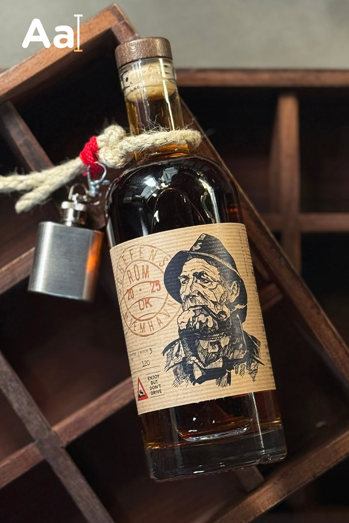 Logbook Rum "mit persönlicher Begrüßung/Etikett"