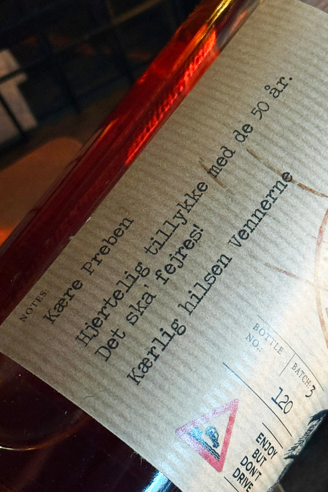 Logbook Rum "mit persönlicher Begrüßung/Etikett"