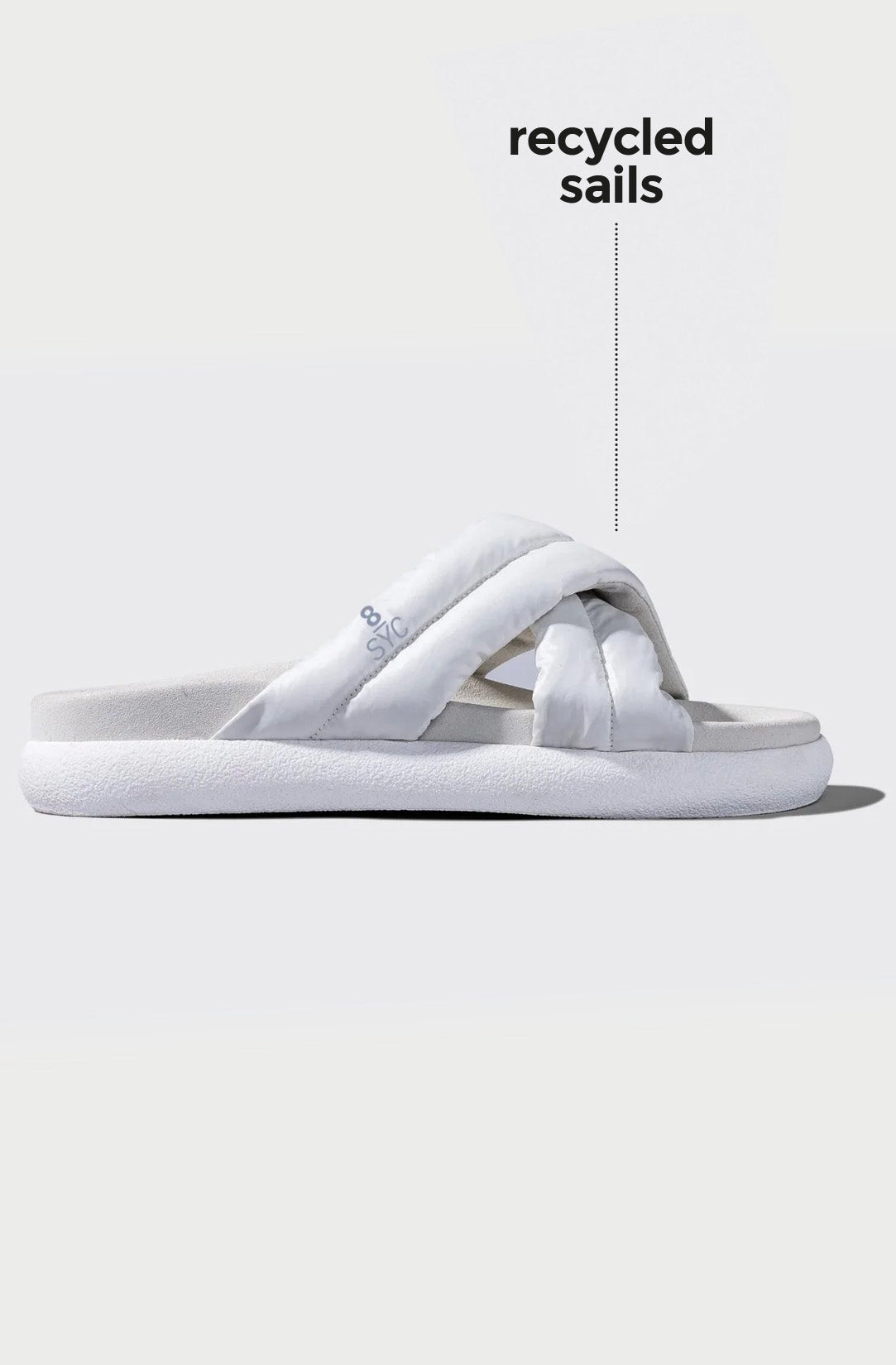 Sandal af recycled sejldug