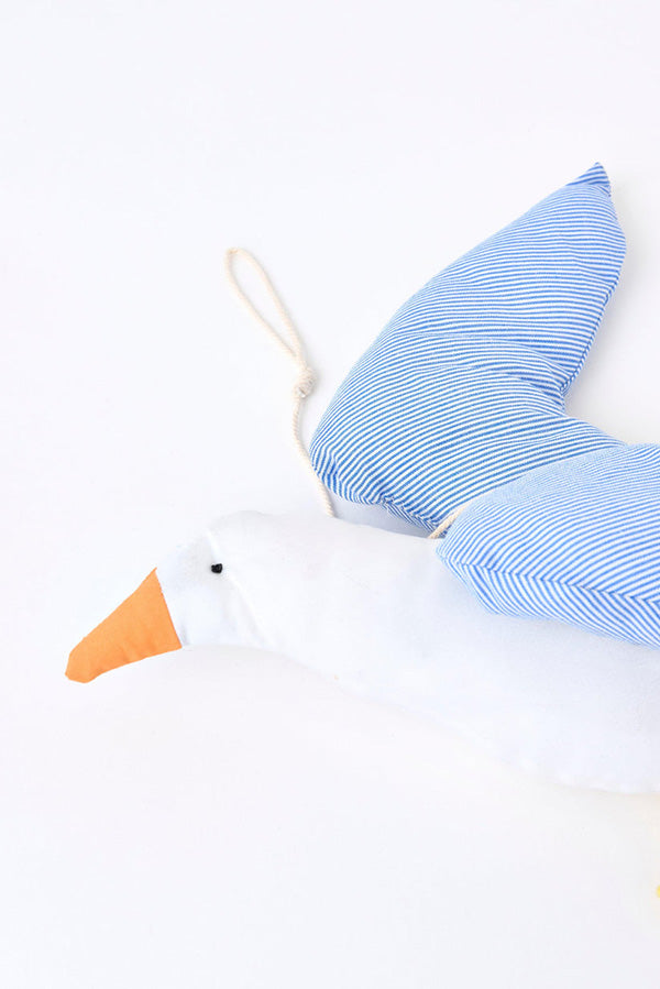 Seagull in cotton