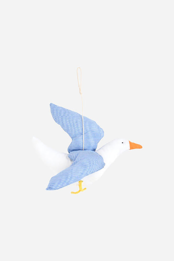 Seagull in cotton