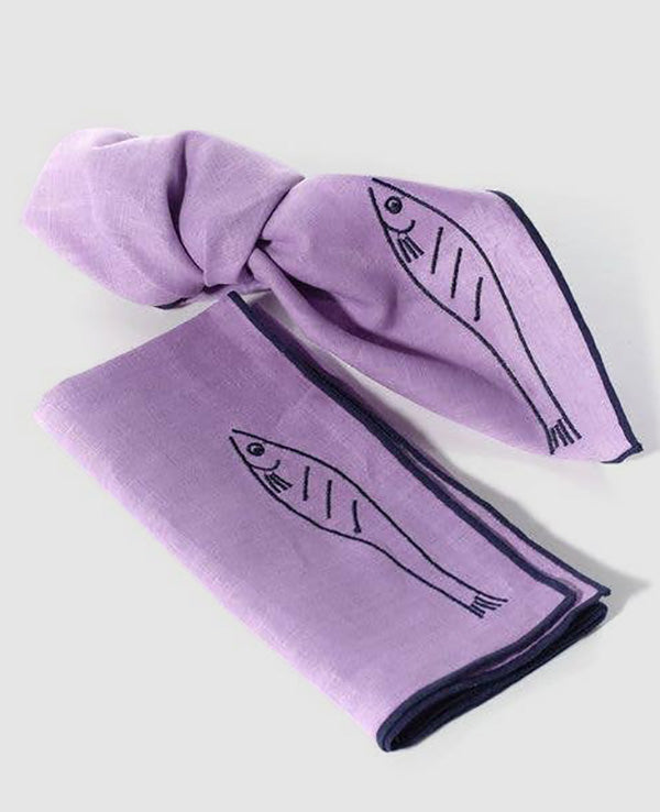 "Fish" Cloth Napkins (Set of 2)