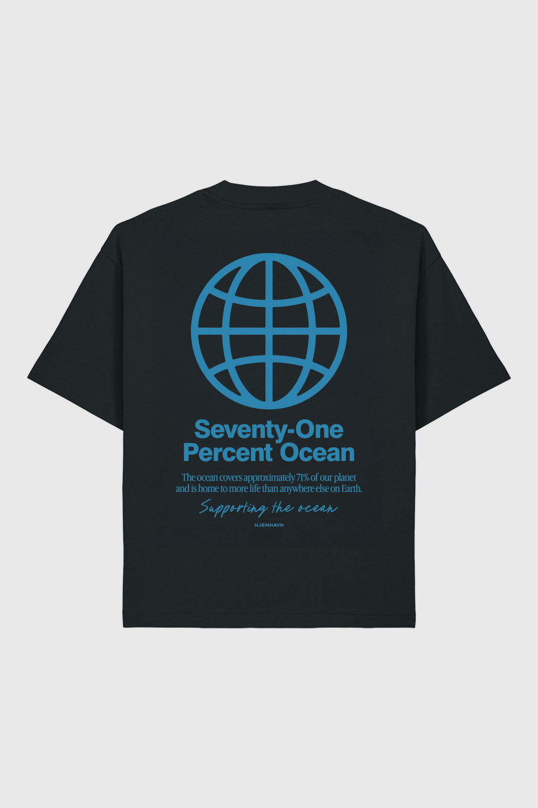 Boxy Tee "Seventy-One" - Black