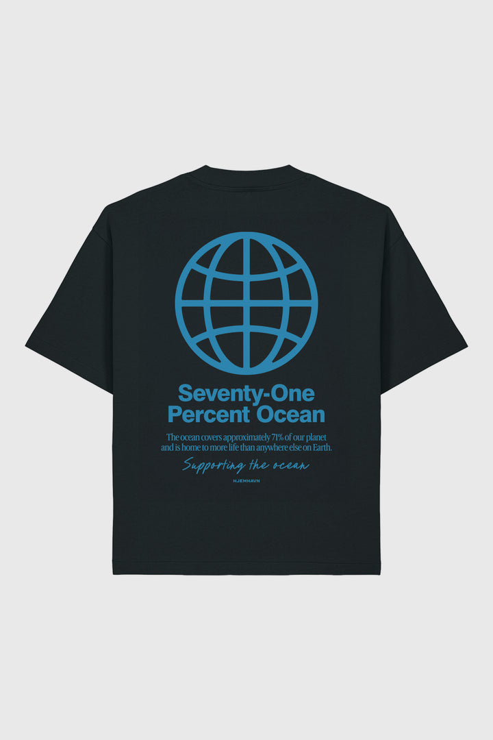 Boxy Tee "Seventy-One" - Black