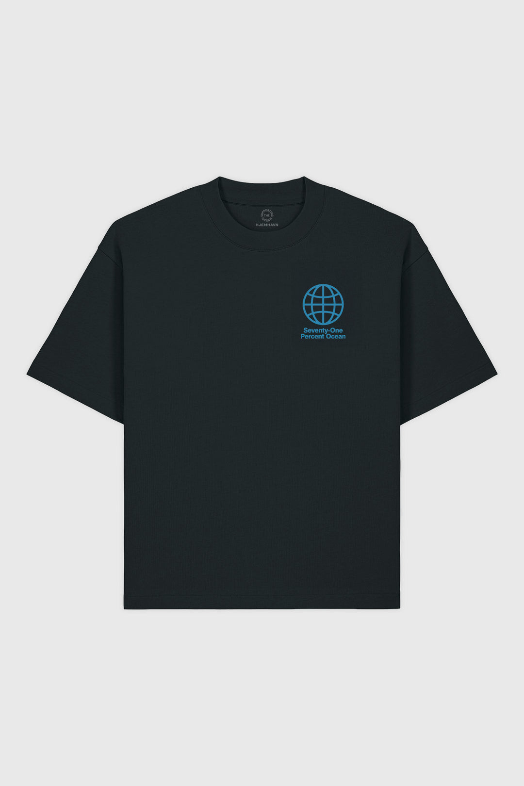 Boxy Tee "Seventy-One" - Black