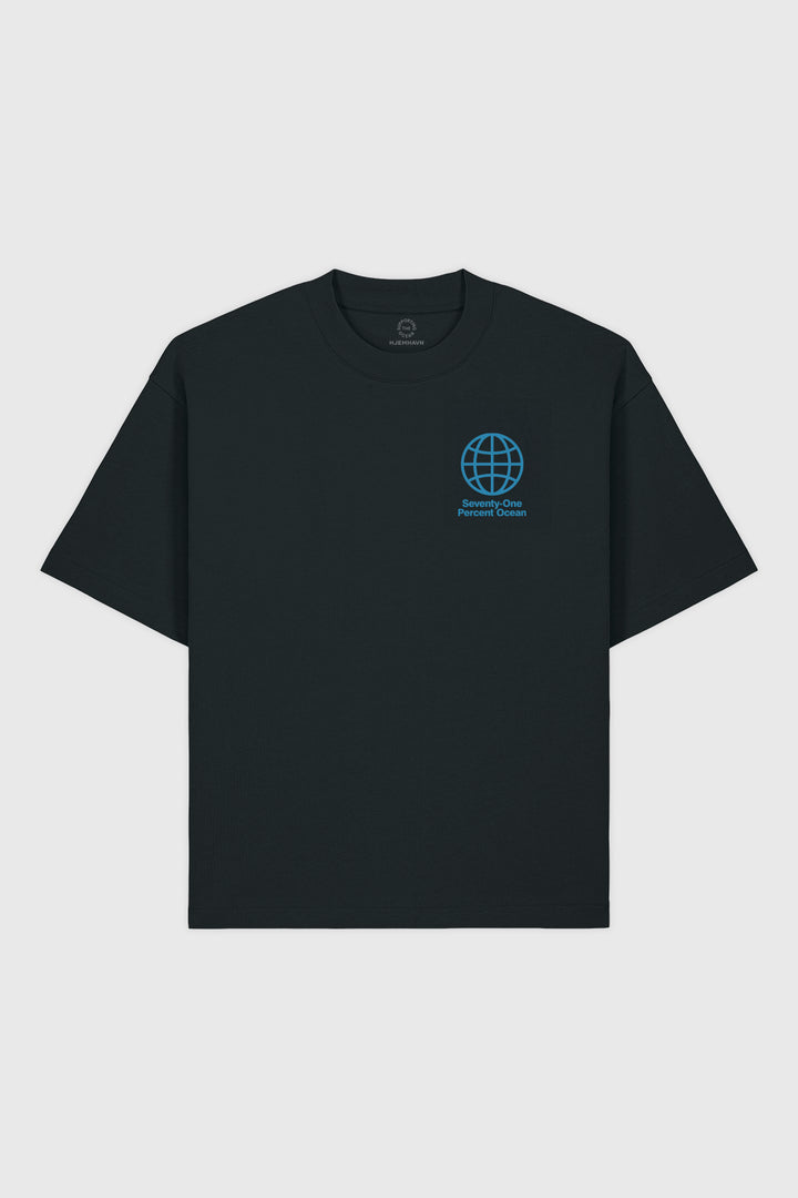 Boxy Tee "Seventy-One" - Black