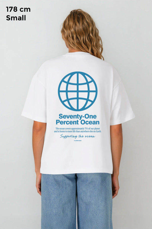 Boxy Tee "Seventy-One" - White