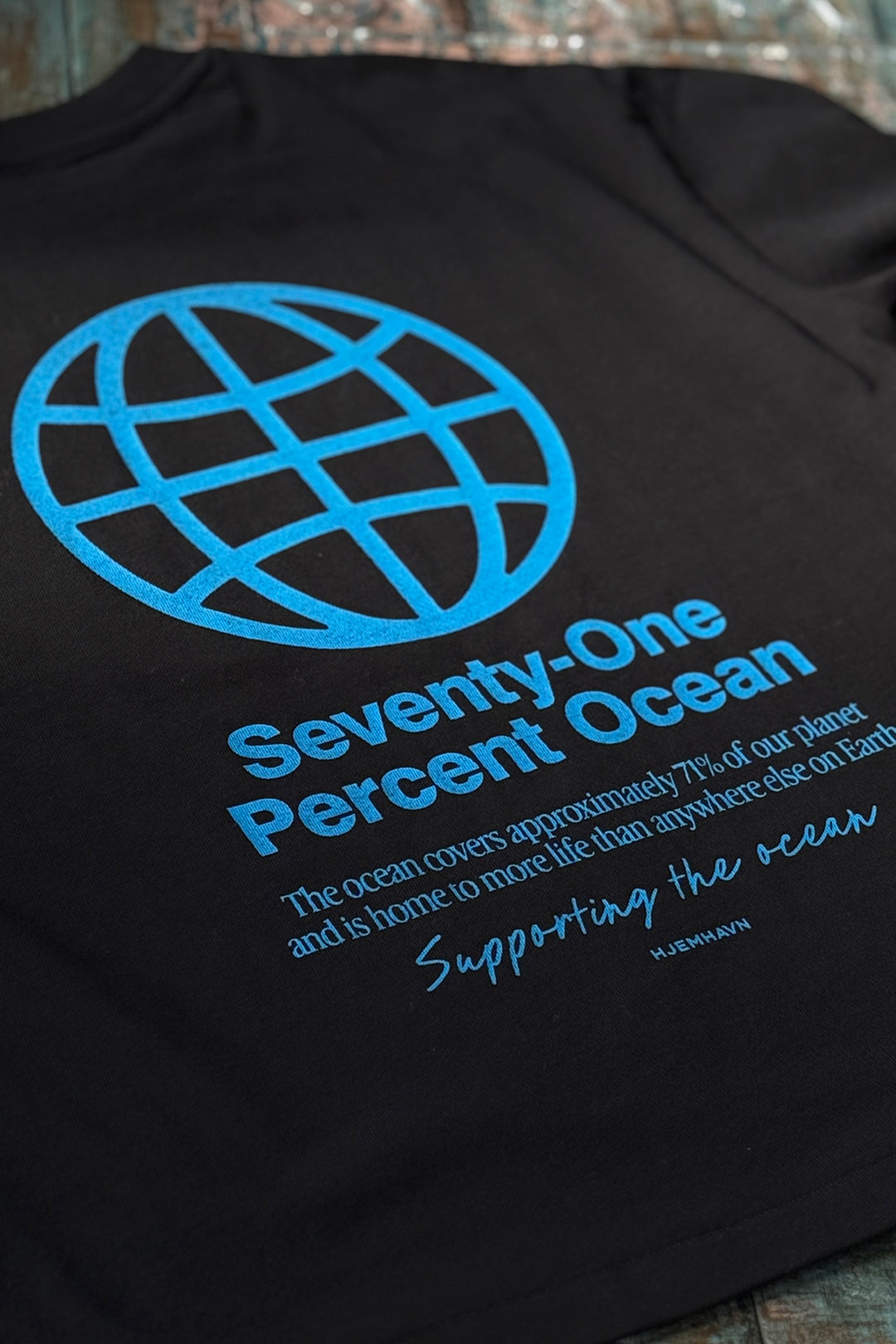 Boxy Tee "Seventy-One" - Black