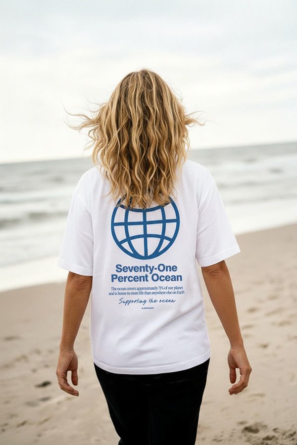 Boxy Tee "Seventy-One" - White