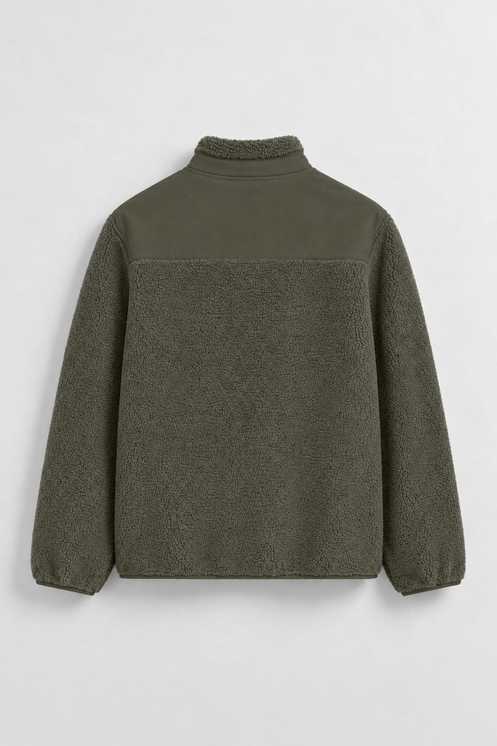 Sherpa Jacket - Green Khaki