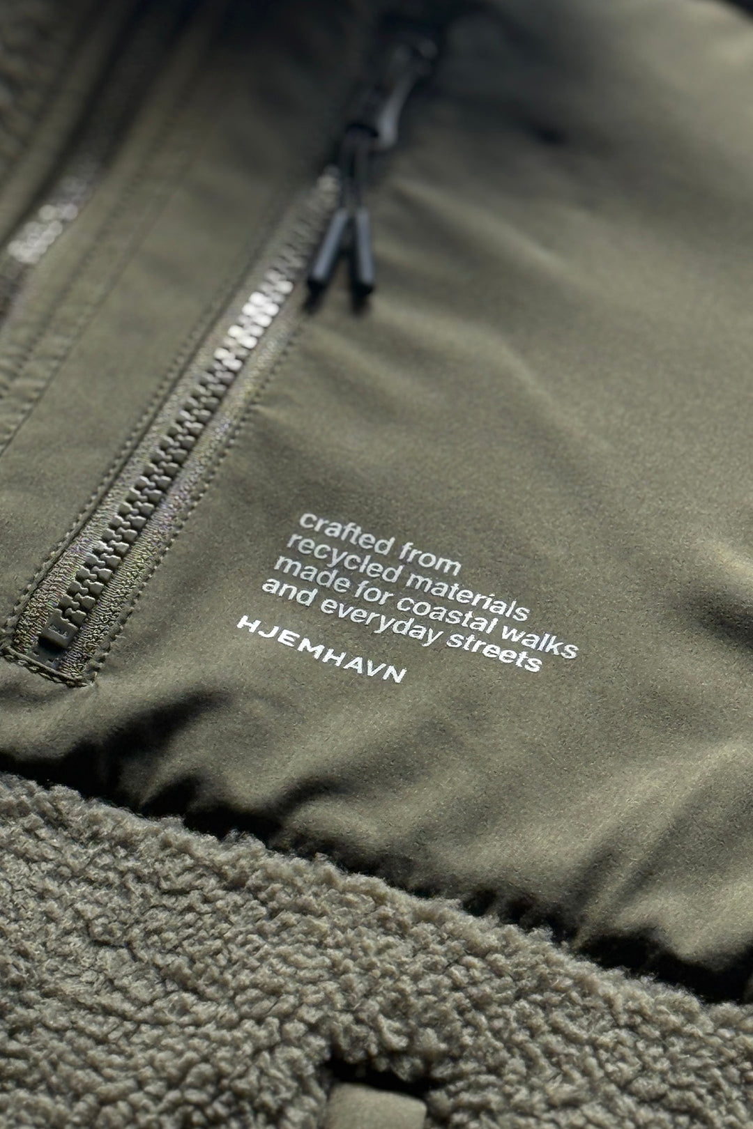 Sherpa Jacket - Green Khaki