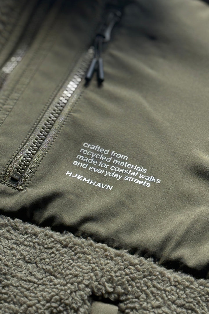 Sherpa Jacket - Green Khaki