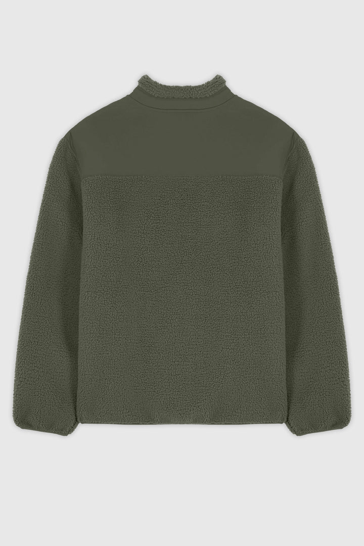 Sherpa Jacket - Green Khaki