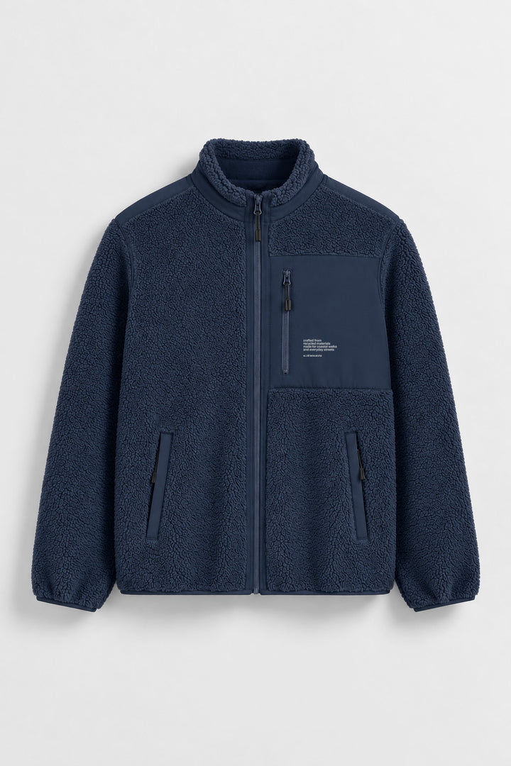 Sherpa Jacket - Navy