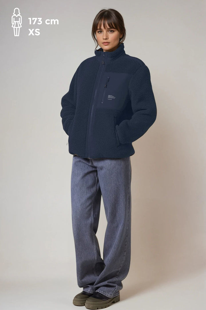 Sherpa Jacket - Navy