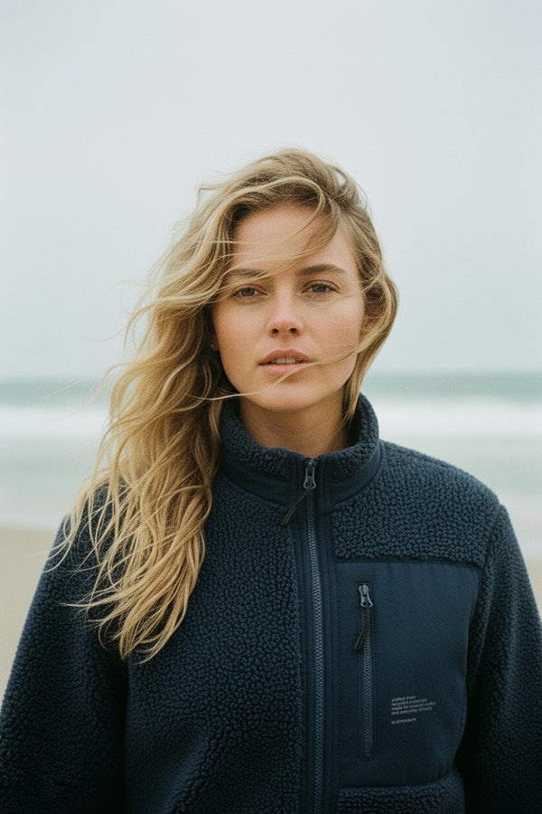 Sherpa Jacket - Navy