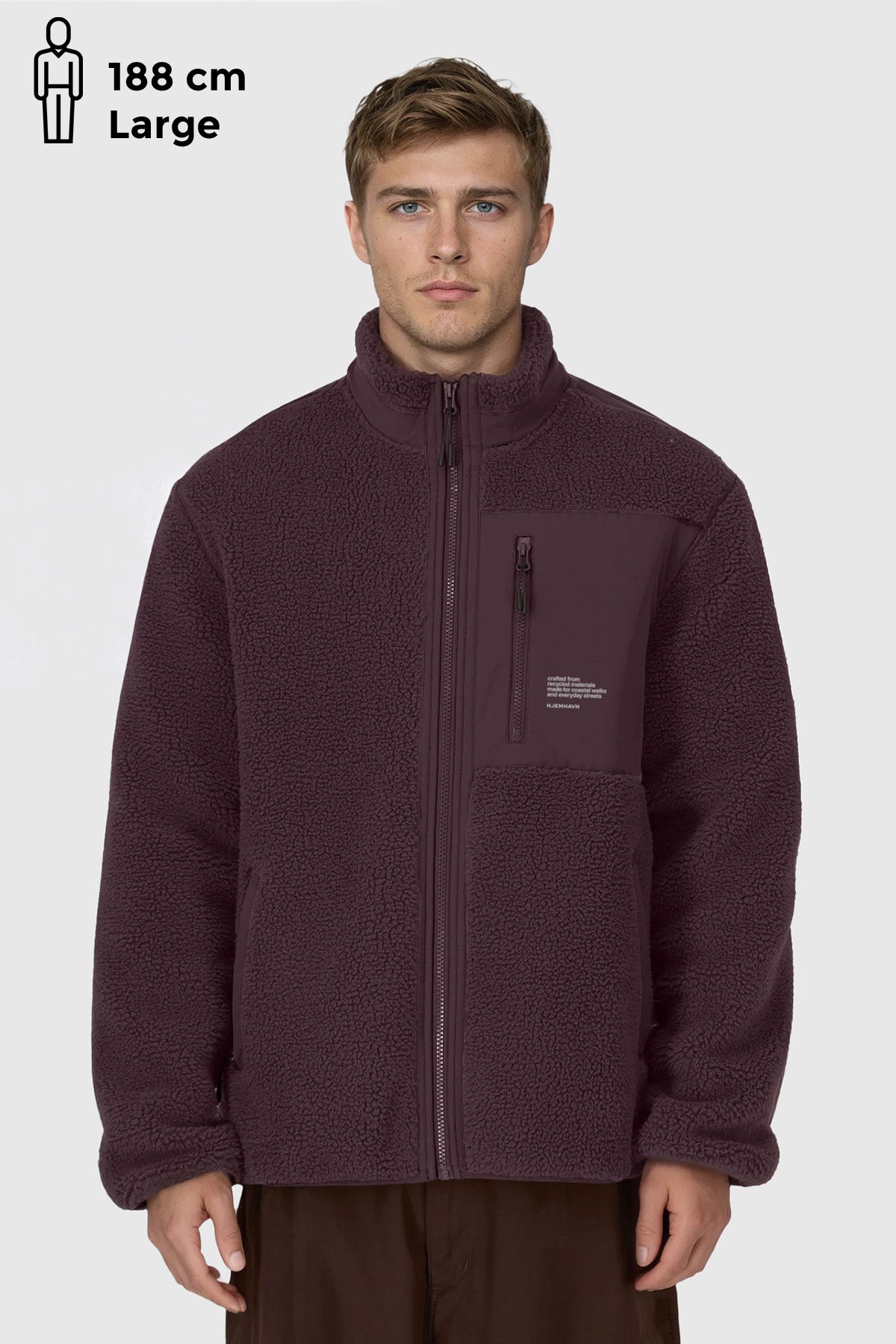 Sherpa Jacket - Red Brown