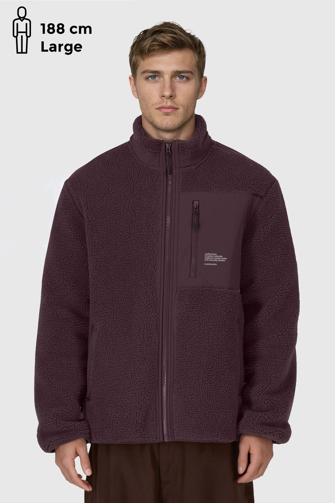 Sherpa Jacket - Red Brown