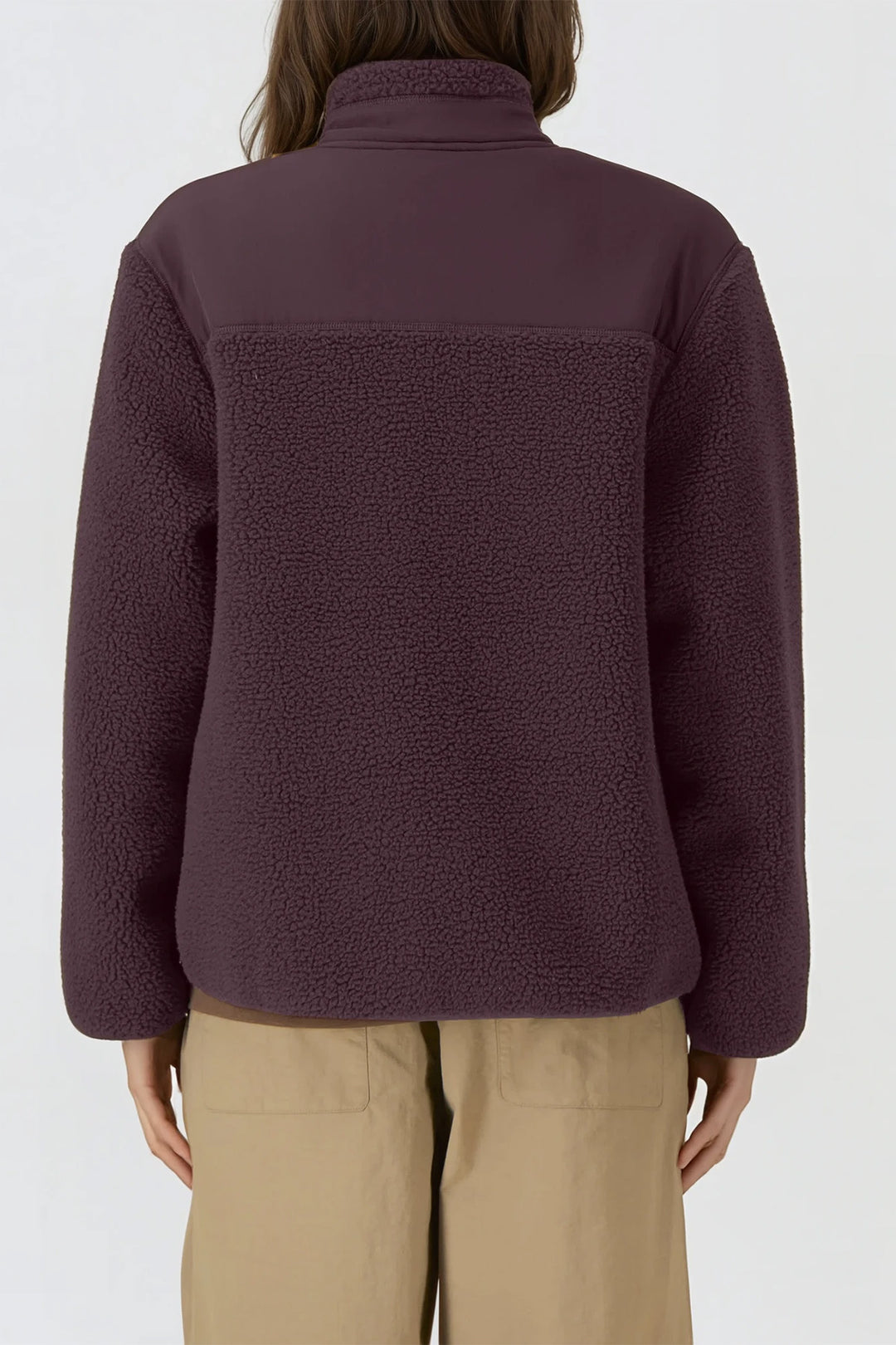 Sherpa Jacket - Red Brown