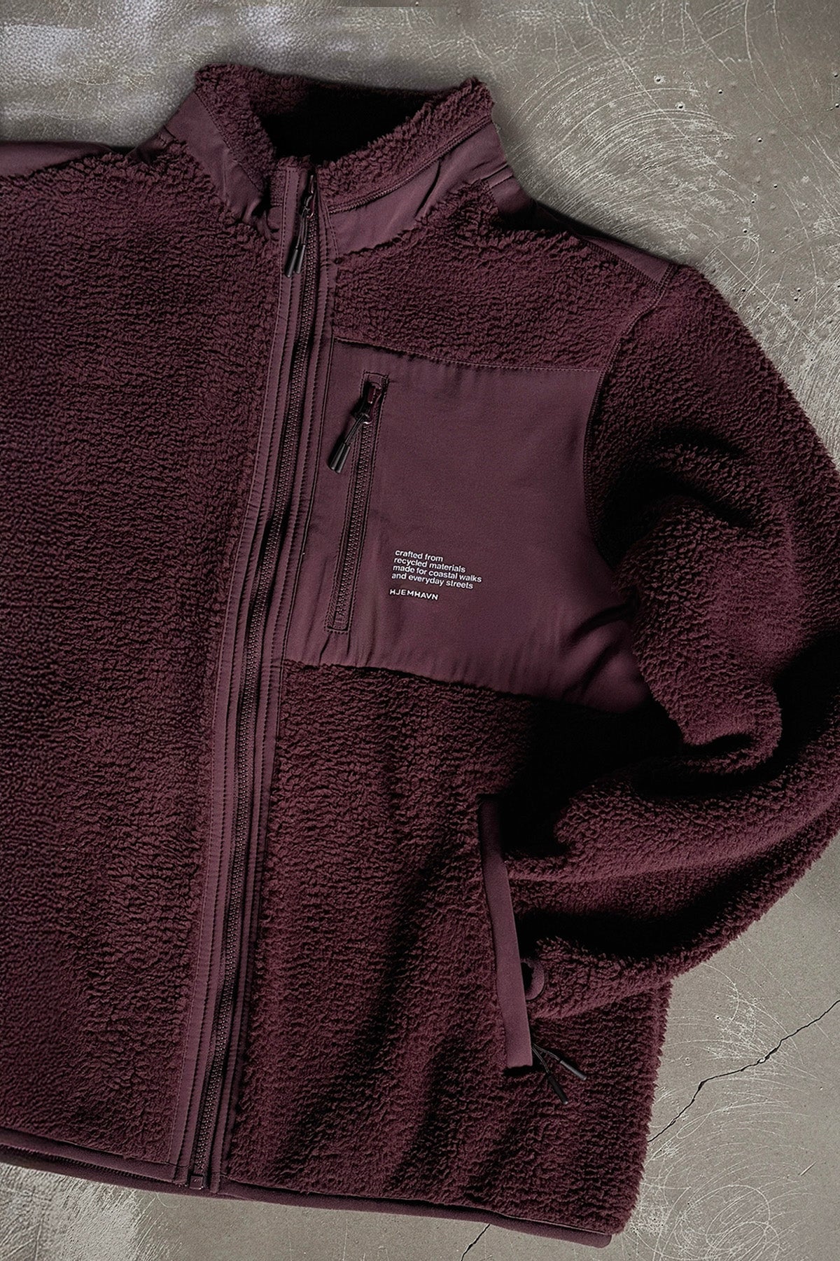 Sherpa Jacket - Red Brown