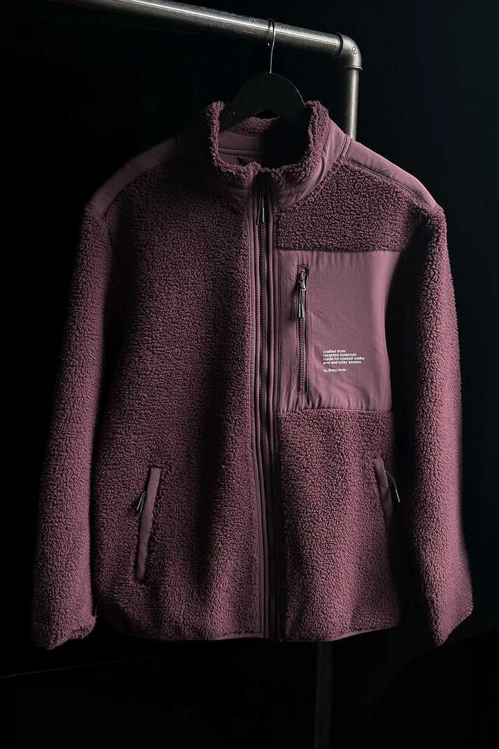 Sherpa Jacket - Red Brown