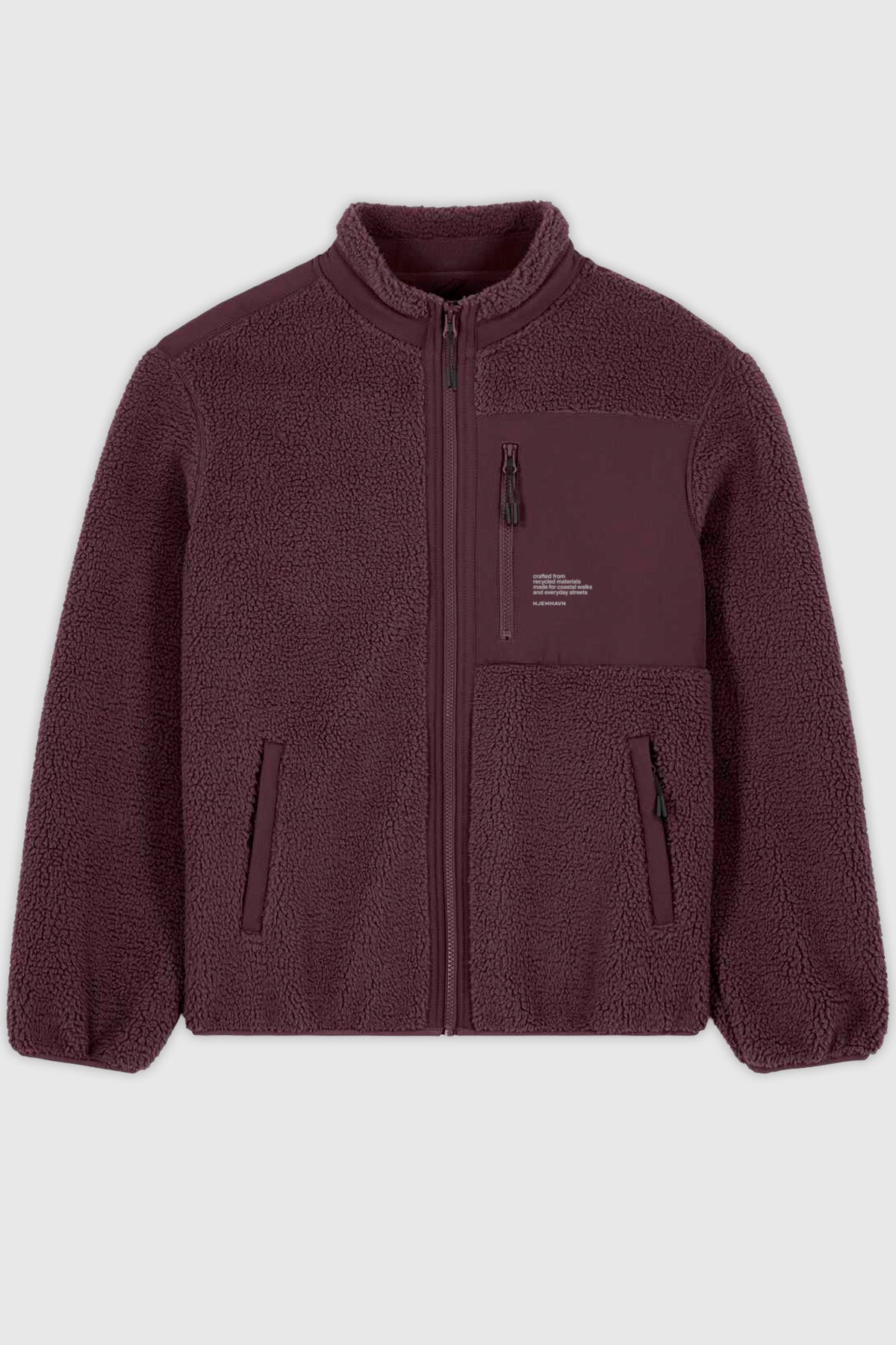 Sherpa Jacket - Red Brown