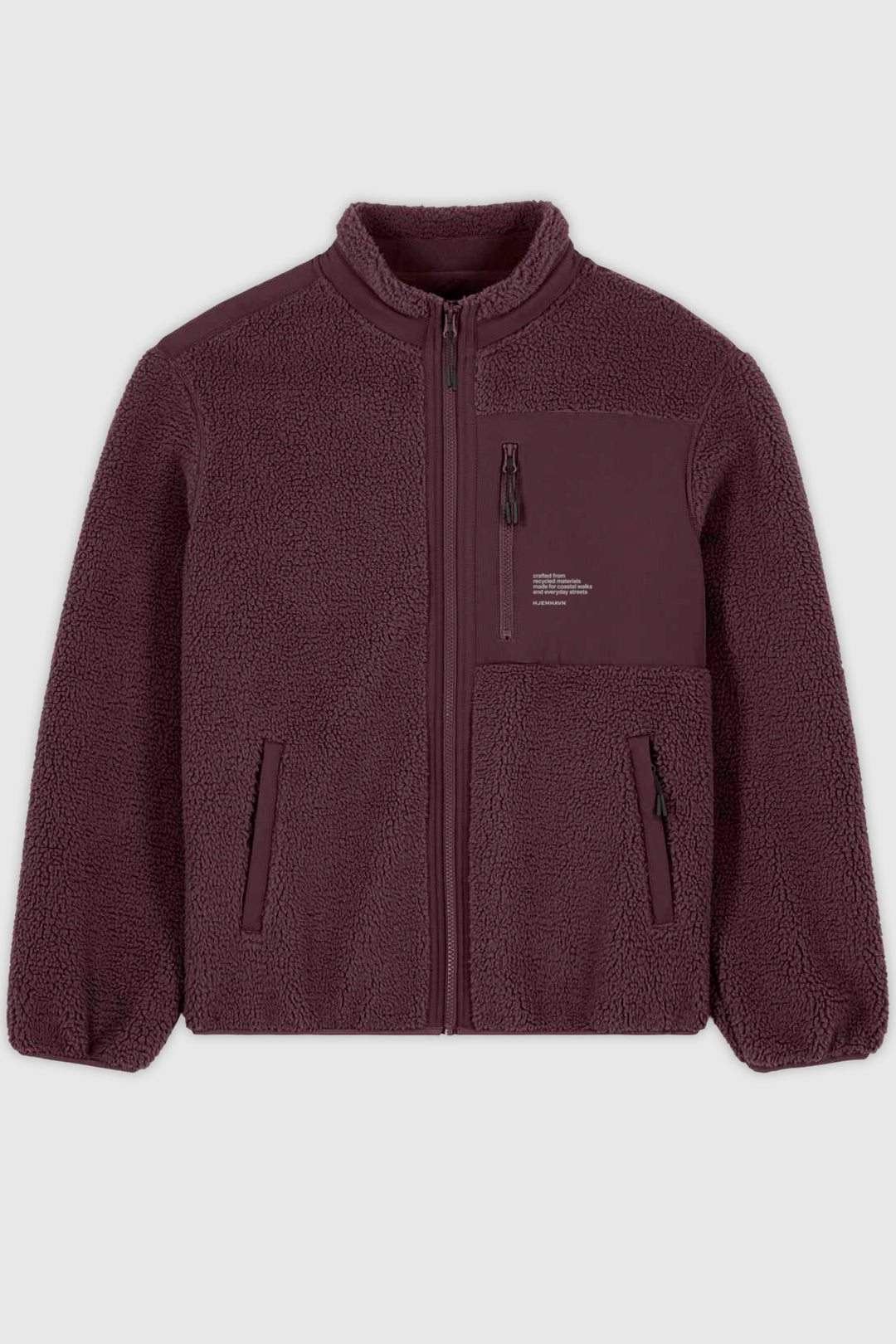 Sherpa Jacket - Red Brown