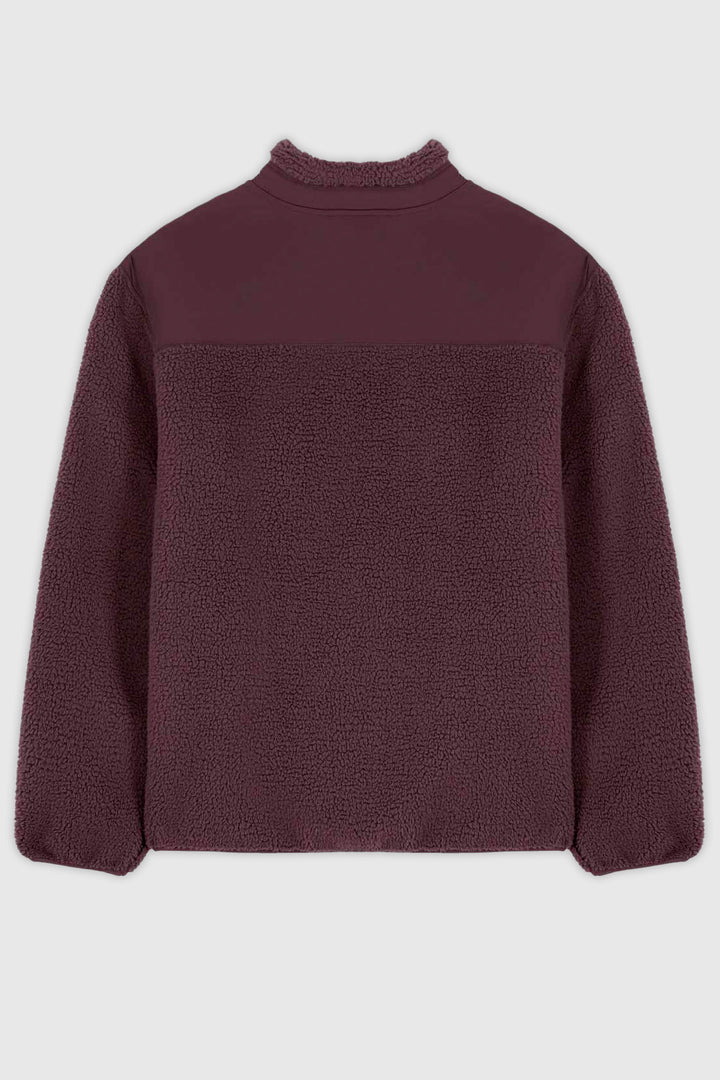 Sherpa Jacket - Red Brown