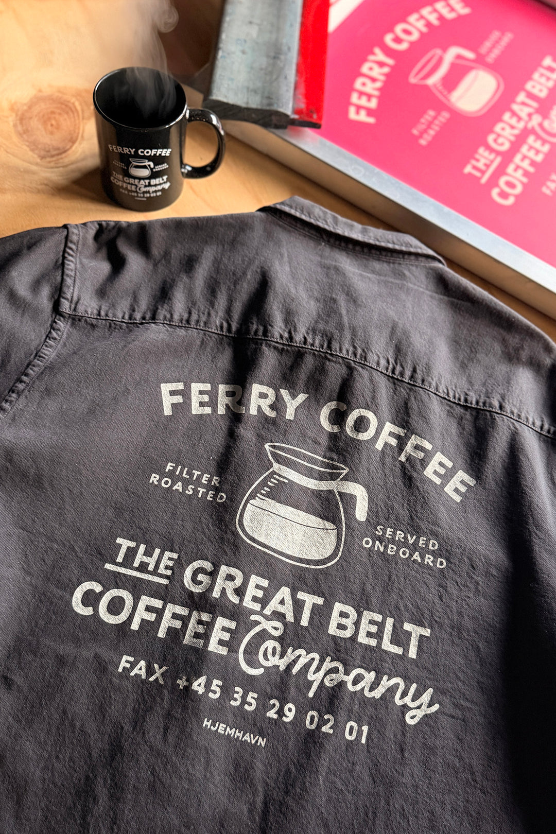 Cotton Twill Shirt "Færgekaffe"