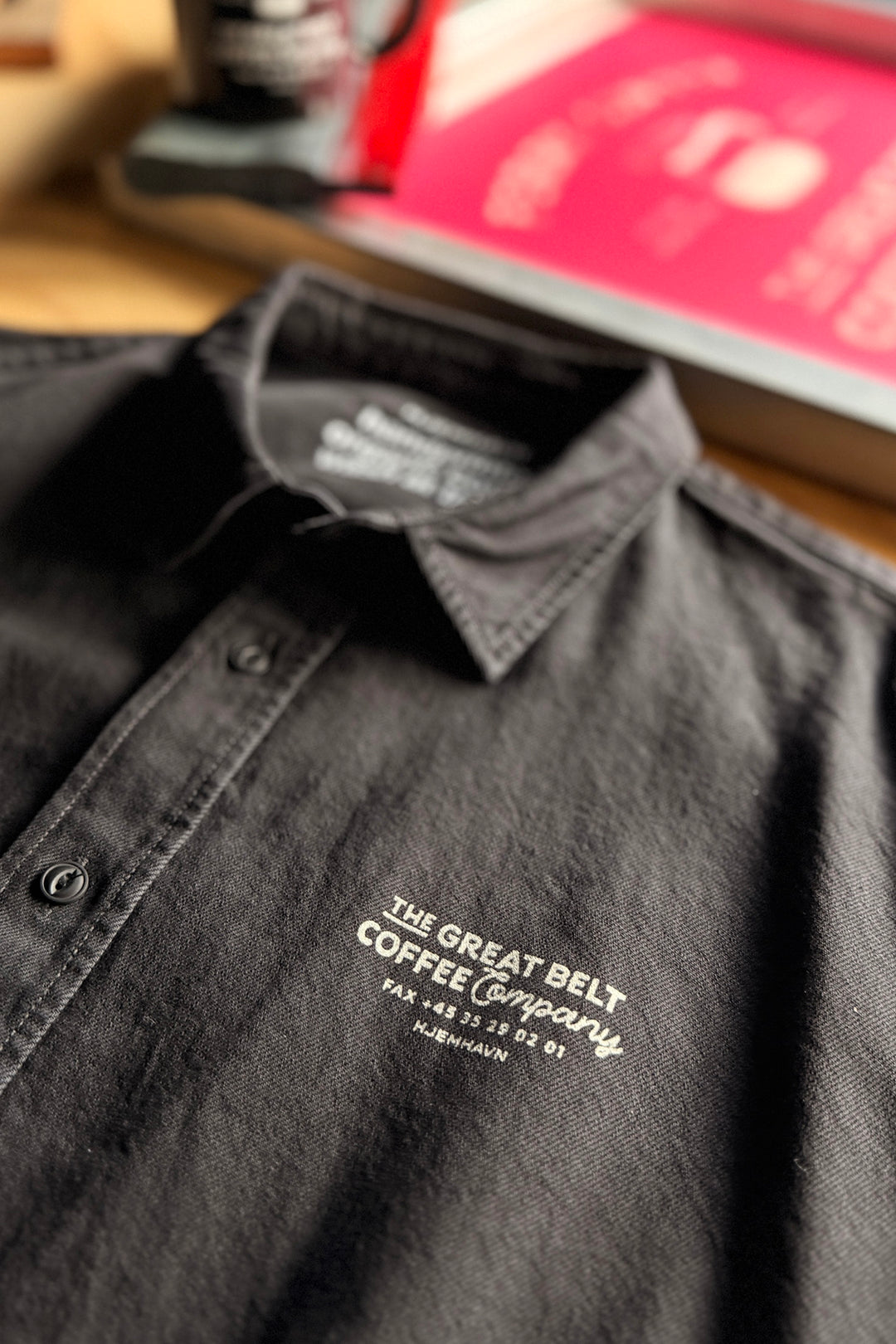Cotton Twill Shirt "Færgekaffe"