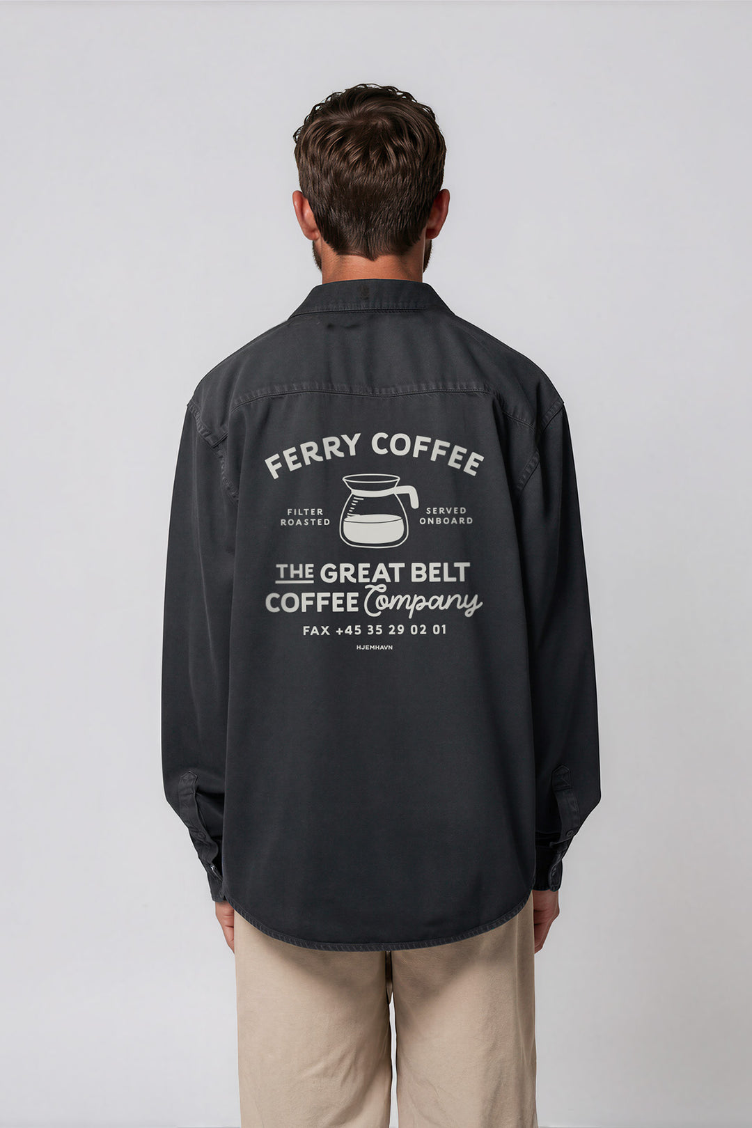 Cotton Twill Shirt "Færgekaffe"