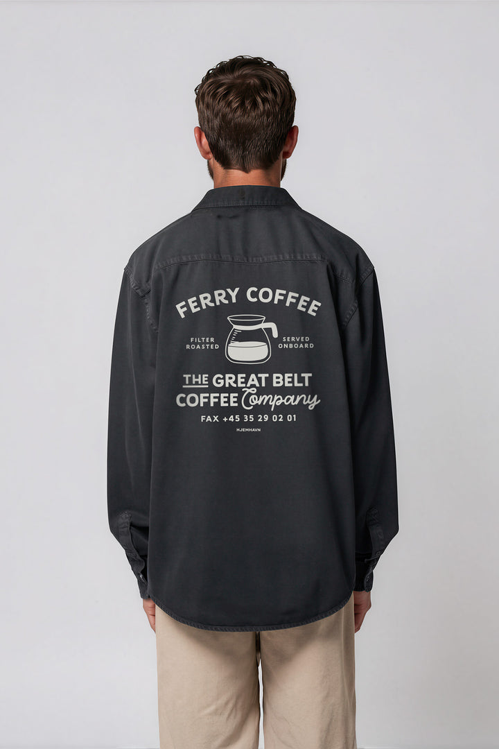 Cotton Twill Shirt "Færgekaffe"