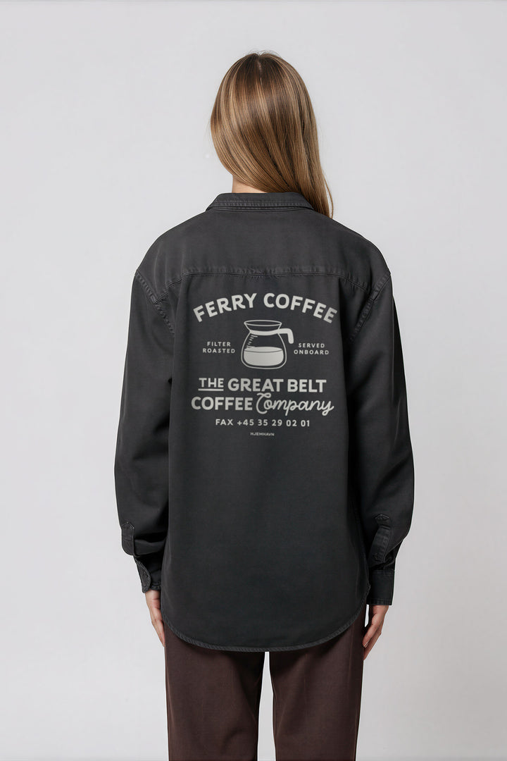 Cotton Twill Shirt "Færgekaffe"