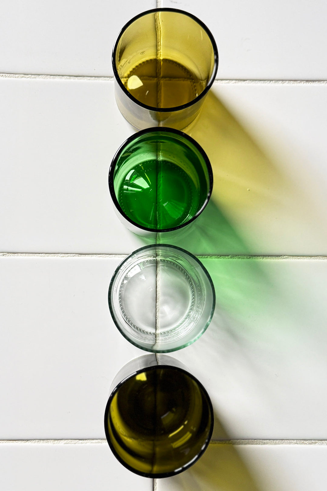 Drikkeglas fra vinflasker - Short (4-pack)