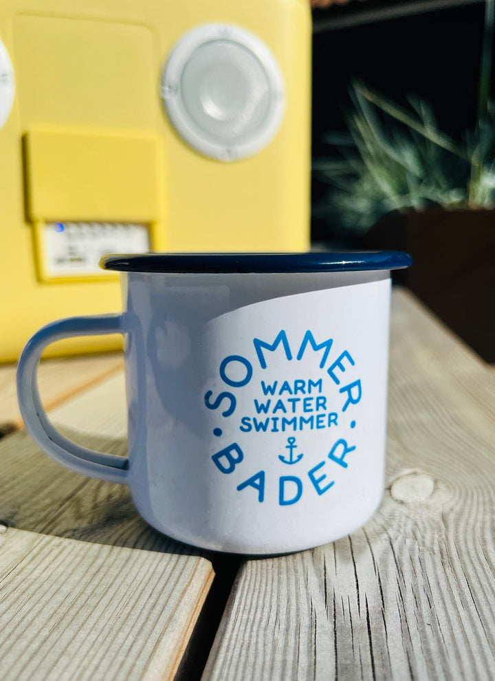 Emaljekrus "Sommerbader" inkl. navn
