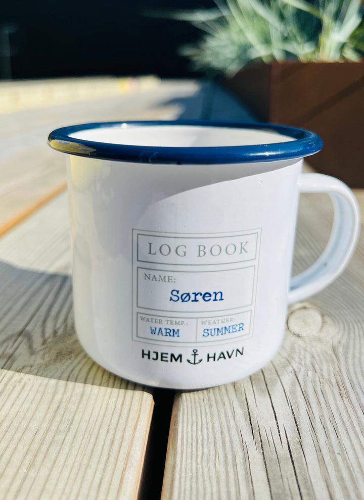 Emaljekrus "Sommerbader" inkl. navn