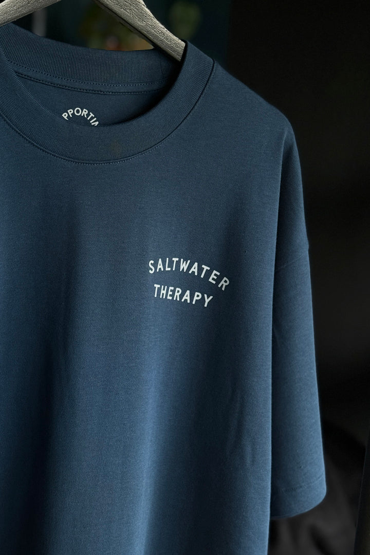 Heavy Weight Boxy Tee "Saltwater Therapy"